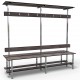 Full Double Bench 2m - Stainless Steel - Stone