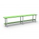 2m Simple Bench - Painted Steel - Green