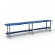 2m Simple Bench - Stainless Steel - Blue