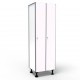 Casier 1 Porte 2 Colonnes - Blanc