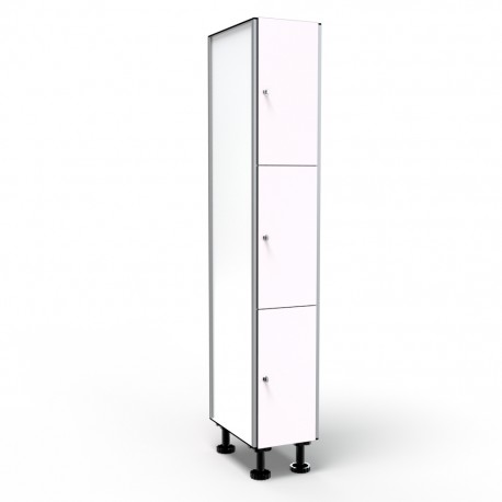 Cacifo 3 Portas 1 Módulo - Branco