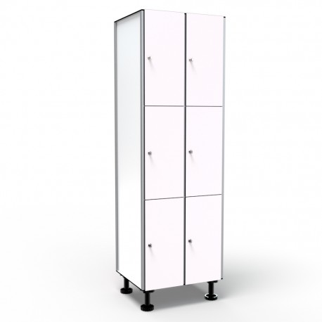 Cacifo 3 Portas 2 Módulos - Branco