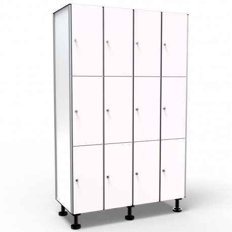 Cacifo 3 Portas 4 Módulos - Branco