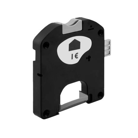 Fechadura de moedas para cacifos