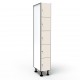 Locker 5 Door 1 Module - Gray