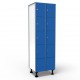 Locker 5 Doors 2 Modules - Blue