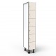 Locker 6 Doors 1 Module - Gray